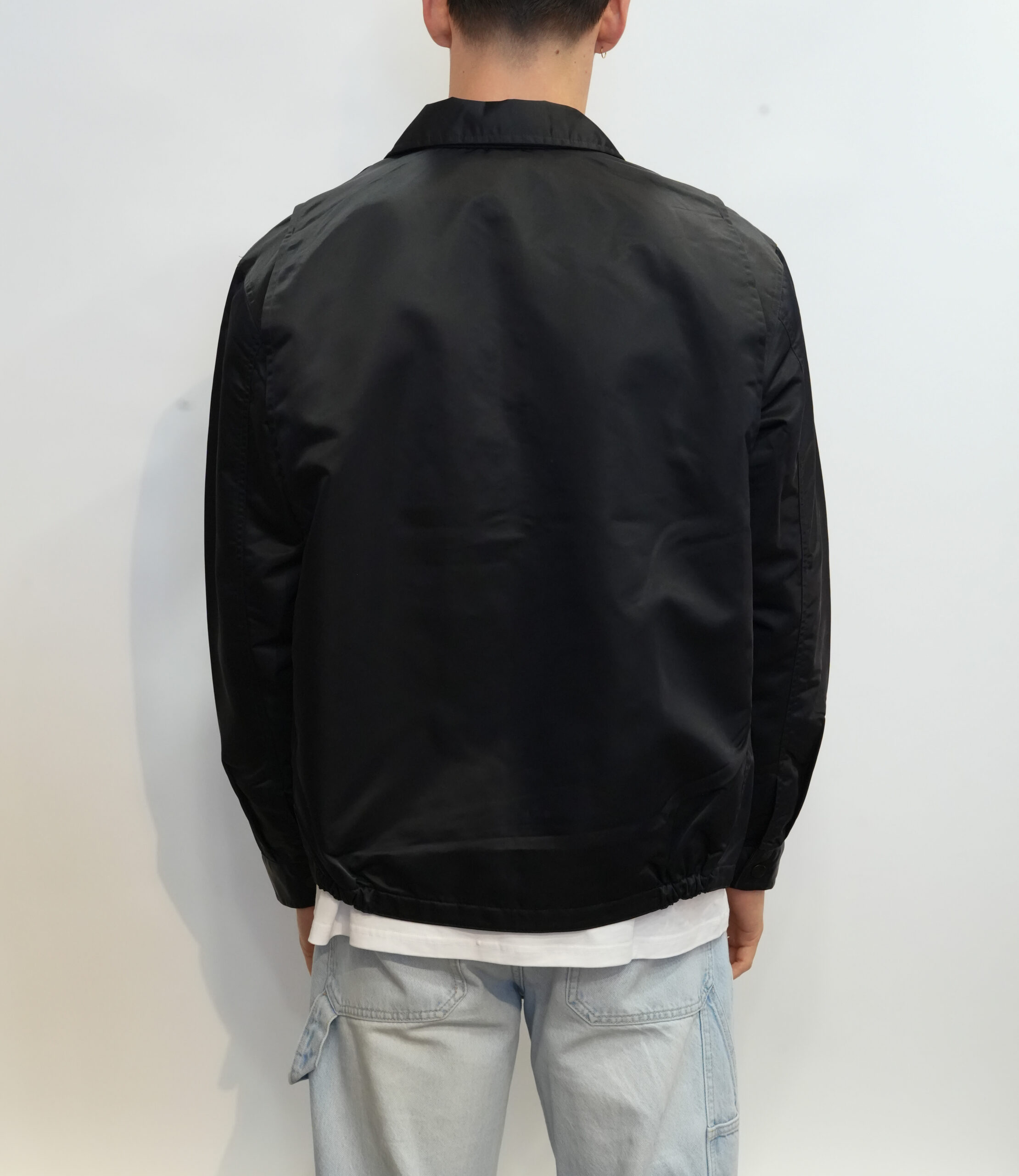 Carhartt WIP jacket Manu Jacket men's black color